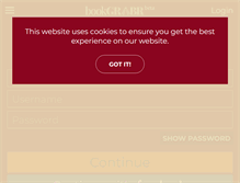 Tablet Screenshot of bookgrabr.com